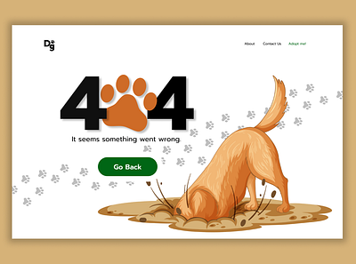 404 Page Not Found design graphic design ui