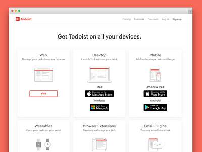 New Download Page Online doist productivity todoist todolistapp