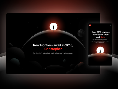 Todoist Year in Review 17 android desktop illustration ipad iphone space theme todoist wallpaper
