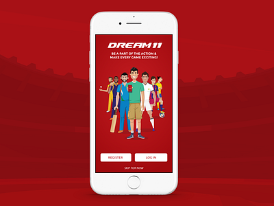 Sports App Login page