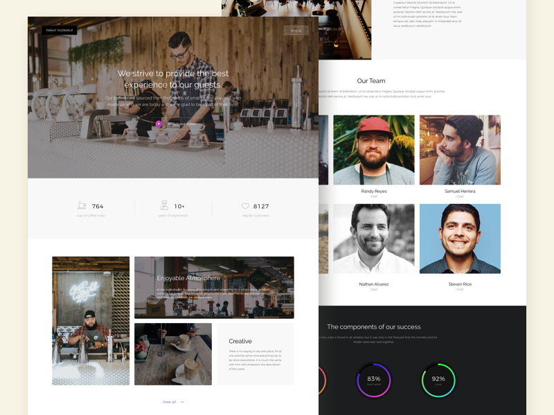 Landing by Marina Dmitruk on Dribbble