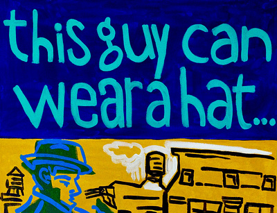 This Guy Can Wear a Hat bench fedora guy hat headwear new york new york city site urban water tower