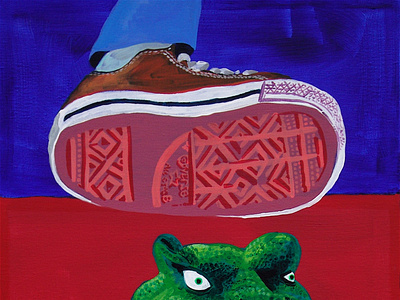 TREX CONVERSE converse dino dinosaur foot illustration shoe toy tread trex