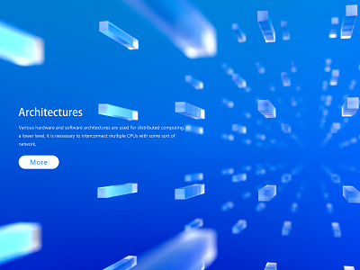 Architectures 3d c4d illustration