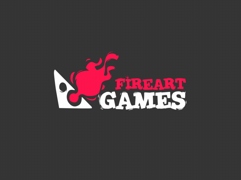 Fireart Games 2d 2d animation animation logo logo animation logoanimation