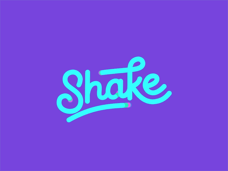 Logo animation "Shake" 2d 2d animation 2danimation animation design illustration logo logo animation logoanimation motion graphics ui