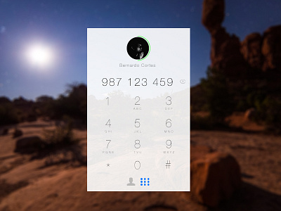 Day 003- Dial Pad concept design ui ux