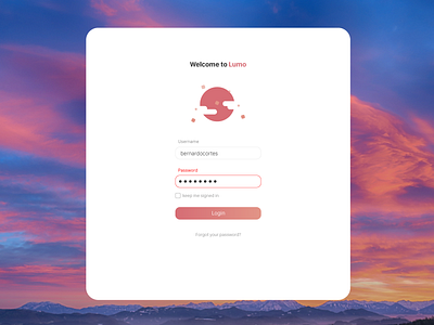 Login Form - Redesign from 2015 version 100 daily ui concept daily 100 daily challange daily challenge daily ui 001 day 1 dayliui design designer desktop form form design illustration login login form red ui ux