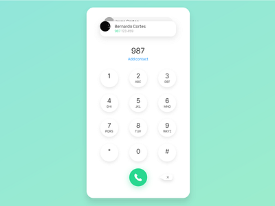 Dial Pad- Redesign from 2015 version