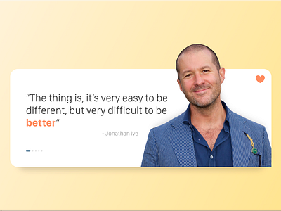 Author Quote - Redesign from 2015 version 100 daily ui apple apple design author quote concept daily 100 daily challange daily ui 001 design designer quote quotes ui ui ux user experience user interface ux widget