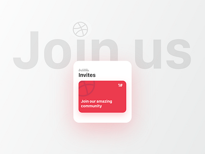 One Dribbble Invite