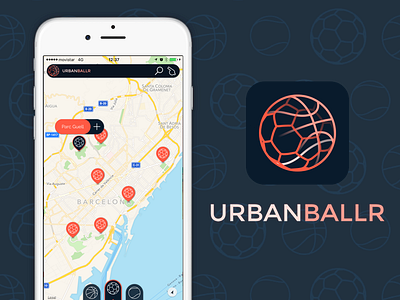UrbanBallr app graphicdesign icon logo ui userinterface ux