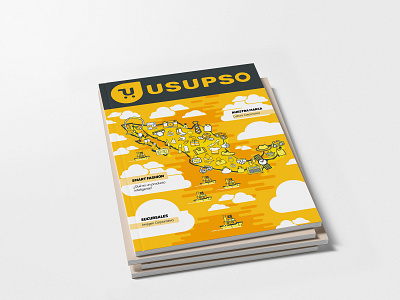 Magazine Usupso branding design