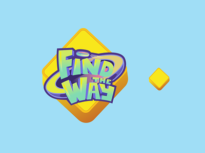 Find The Way 3D Logo 3d app branding color design game icon illustration iphone logo logo design ui vector