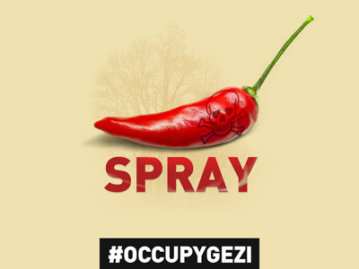Papper Spray besiktas gezi istanbul occupygezi tree