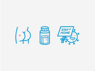 Short summary of 2020! 2020 butt color covid design icon illustration life stayhome typography vector
