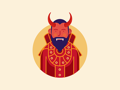 Devil's Man! branding color design devil horns devils heart icon illustration logo typography vector