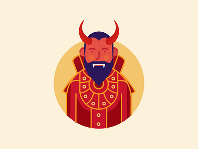 Devil's Man! branding color design devil horns devils heart icon illustration logo typography vector