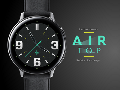 Samsung Galaxy Watch - Air Top branding design icon illustration samsung samsung galaxy sketch store typography ui vector watch