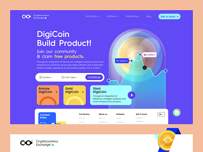 DigiCoin Web Design