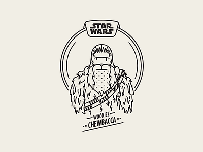 Chewbacca beard chewbacca episode hairy illustration light saber starwars vector wars wookiee