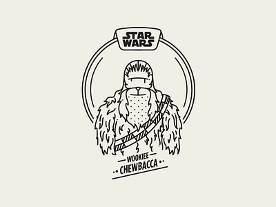 Chewbacca beard chewbacca episode hairy illustration light saber starwars vector wars wookiee