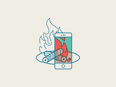 iPhone + Camp Fire