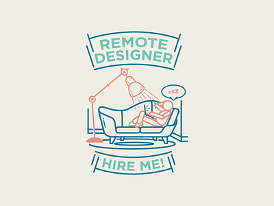 Hire Me! app apple armchair designer hireme illustration lamp logo uı vector work