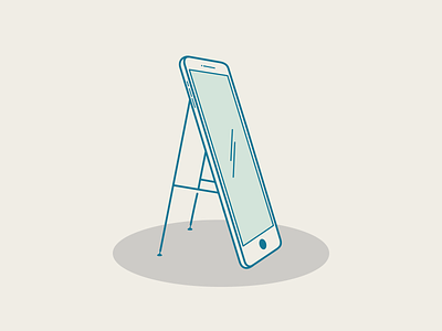 Look at yourself! glass icon illustration iphone look mirror tech vector yourself