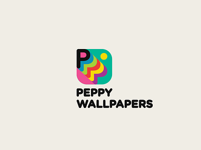 Peppy Wallpapers android app brand color icon illustration logo peppy vector wallpaper