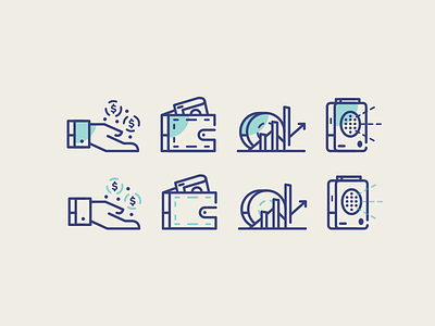 Fintech Startup Icons