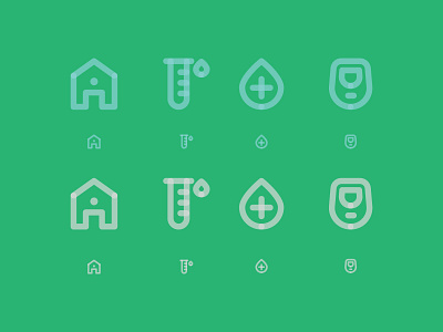 Health icons app branding color design health healthy home icon icons illustration iphone logo opacity plus ui vector
