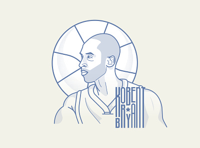Legend Kobe Bryant basketball bryant color icon illustration kobe lakers legend nba rip star vector
