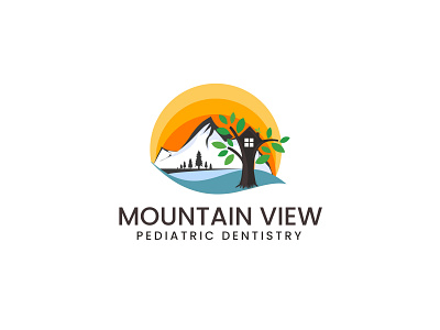 Mountain View Logo Design business logo create logo creative custom logo flat minimalist graphic design logo logo design minimal minimalist logo modern logo mountain mountain logo mountain view mountain view logo mountains professional logo unique unique logo