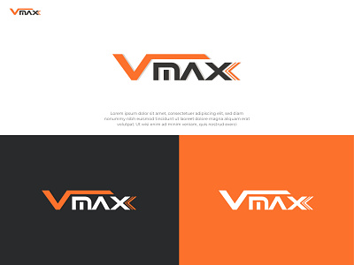 V-max Logo Design