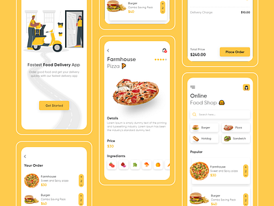 food delivery app app app design app ui ui kit design