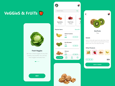 veggies and fruits selling app