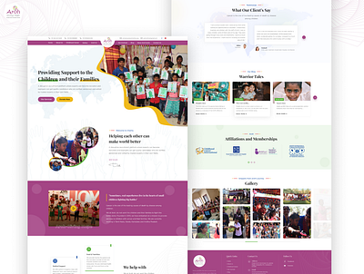Aroh branding design illustration social ui ui kit design web design website website design