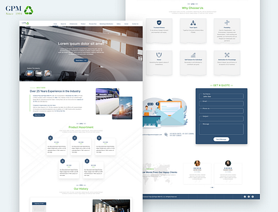 Godavari - Corporate profile website branding design development front end graphic design illustration ui ui kit design ui ux vector web design website website design