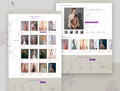 Kayraah - Fashion website branding design development ecommerce front end graphic design illustration liquid logo shopify shopify development ui ui kit design ux