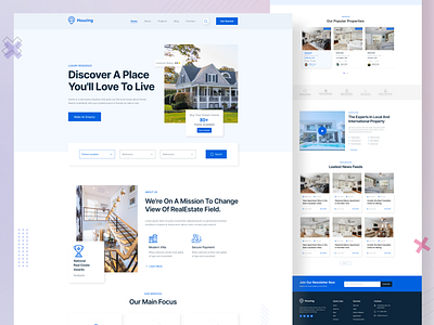 Houzing - Real Estate Website Design