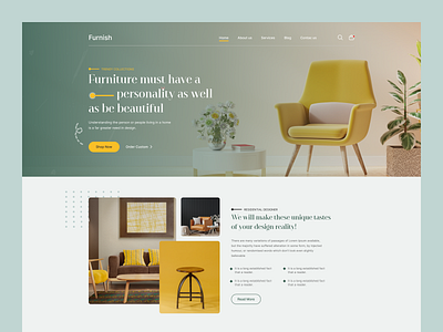 Furnish - Modern Furniture Landing Page