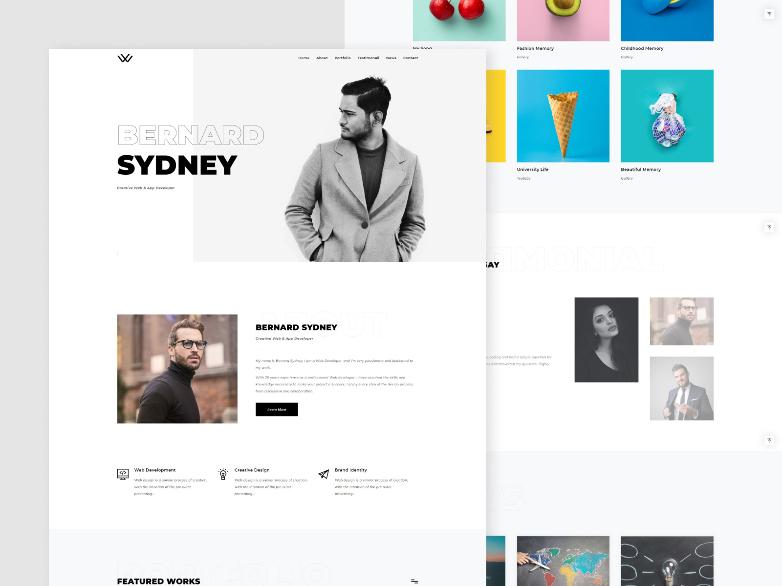 Waxon Personal Portfolio Vuejs Template Rtl By Ib Themes On Dribbble Waxon Personal Portfolio Vuejs Template Rtl By Ib Themes On Dribbble