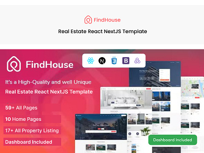FindHouse - Real Estate React NextJS Template rental