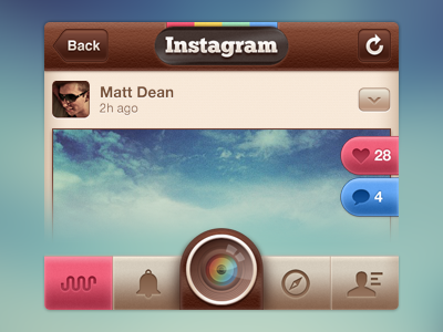 Instagram Redesign app design instagram ios redesign ui design