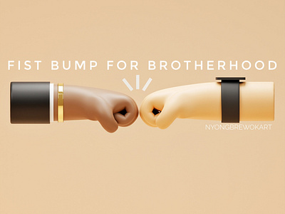 Fist Bump For Brotherhood