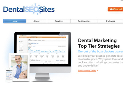 Dental SEO Sites dental marketing ui web