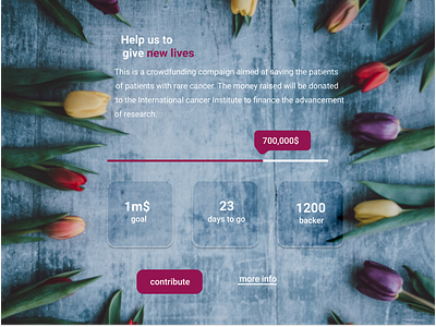 #Daily UI 032 - Crowdfunding Campaign