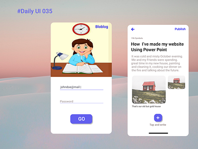 #Daily UI 035 - Blog Post