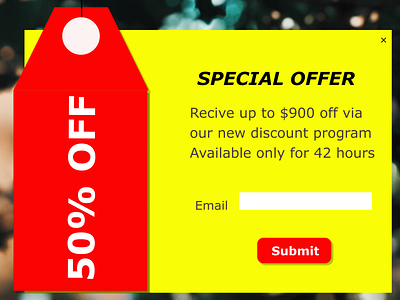 #Daily UI 036 - Special Offer